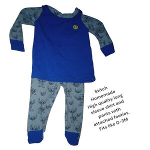Kids Pajamas - Blue and Gray